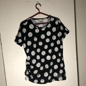 Michael Kors Sequin Detailed T-Shirt with Pattern